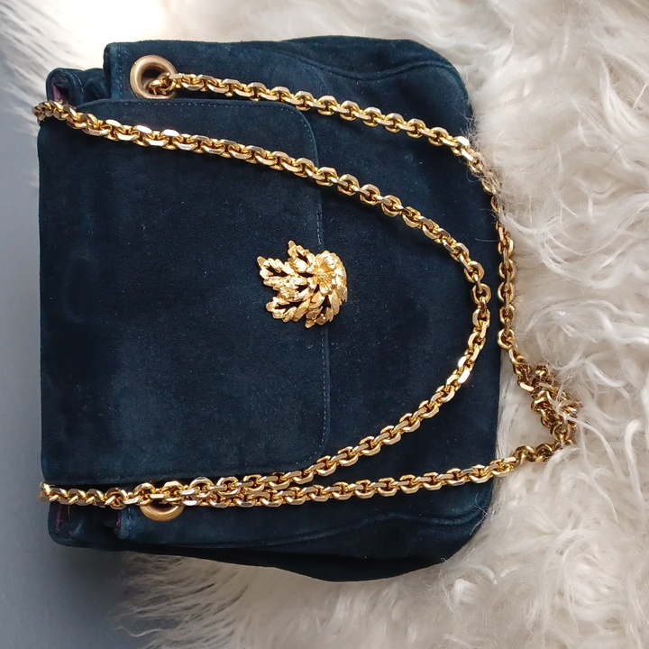 Rare Vintage Prestige Suede Gorgeous Purse